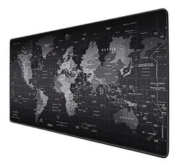 Mouse Pad Extra Grande 700x350x3mm Bordas Costuradas e Base Antiderrapante Exbom MP7035C Mapa Mundi