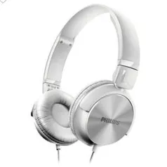 Headphone Philips 3.5mm, Sensibilidade 106dB, Cabo 1.2m, Branco - SHL3060WT - R$ 46