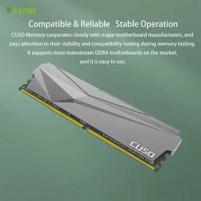 [Taxa Inclusa] Memória RAM DDR4 Desktop CUSO - 8GB/16GB 3200MHz