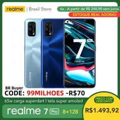 Smartphone Realme 7 PRO 8GB + 128GB | R$1.578