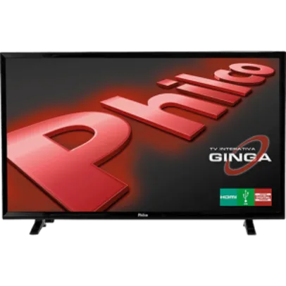TV LED 39" Philco PH39E31DG HD com Conversor Digital  por R$ 1026
