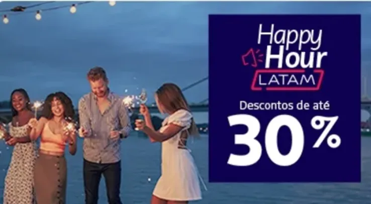 Voo ida e volta a partir de R$ 222 pela Latam