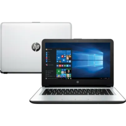Notebook HP 14-AC121BR Intel Core i7 8GB 1TB LED 14" Windows 10 - R$2299