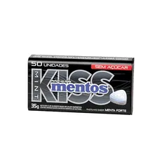 MENTOS Pastilha Sem Açúcar Mentos Kiss Xtreme Frozen Menta Forte | 35G - 50 Unidades