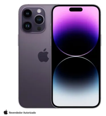 [PRIME] iPhone 14 Pro Max Apple (128GB) Roxo-profundo