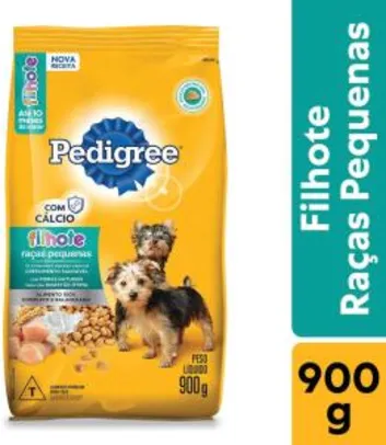 Ração Pedigree Para Cães Filhotes Raças Pequenas 900 G | R$13