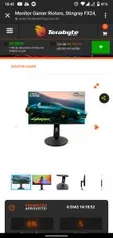 Monitor Gamer Riotoro, Stingray FX24, 24 Pol, FULL HD, HDR, FreeSync, 165Hz, 1ms, HDMI, DisplayPort, SR2385F