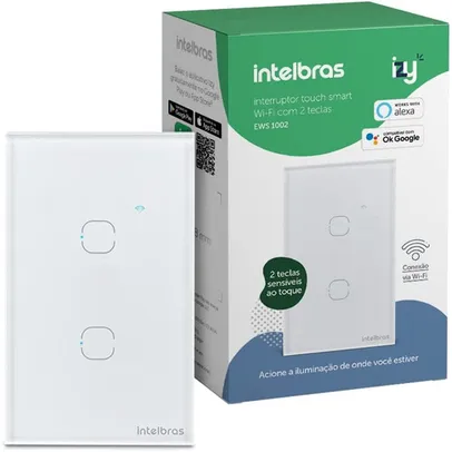 Intelbras Interruptor Smart Wi-fi Touch 2 Ews 1002 Branco