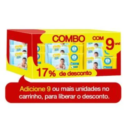 Lenço Umedecido Huggies Baby Wipes com 48 Unidades