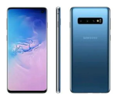 [C. OURO R$ 1.970] Smartphone Samsung Galaxy S10 128GB Azul | R$2.189