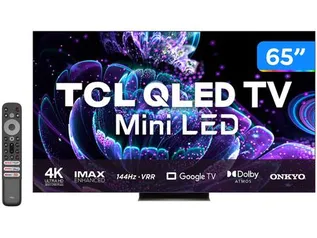 Smart TV 65” 4K QLED TCL 65C835 120Hz