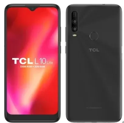 Smartphone TCL L10 Lite, Cinza, Tela de 6.22", 4G+Wi-Fi, Android 10, Câm. Tras. de 13+2MP, Frontal de 5MP, 32GB