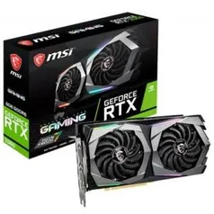 Placa de Vídeo MSI NVIDIA GeForce RTX 2060 Gaming 6G, 6GB, GDDR6 | R$2.100