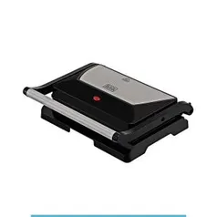 Grill Prensa Com Antiaderente Cerâmico 110V Black+decker Preto 110v