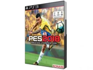 PES 2018 para PS3 - Konami - R$80