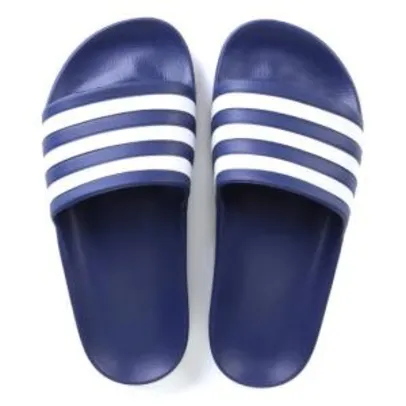 Chinelo Adidas Adilette Aqua Masculino - Azul e Branco (tam. 38/39)