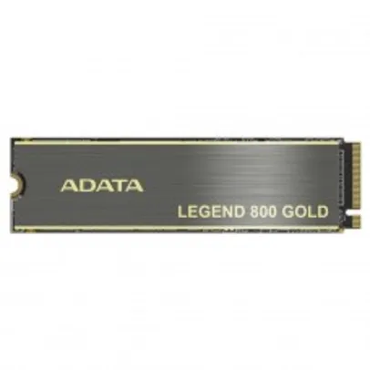 SSD Adata Legend 800 Gold, 2TB, M.2 2280 NVMe, Leitura 3500MBs, Gravação 2800MBs, SLEG-800G-2000GCS-S38