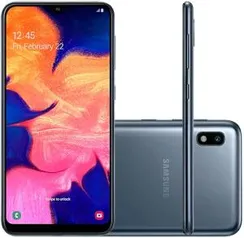 Smartphone Samsung Galaxy A10, 32Gb, Tela 6.2'', R$ 879