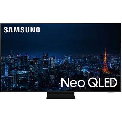 Smart TV Samsung 65" Neo QLED 4K QN65QN90AAGXZD Mini Led Painel 120hz Processador IA Som em Moviment