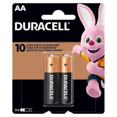 Duracell Pilha Alca Aa Com 2Un