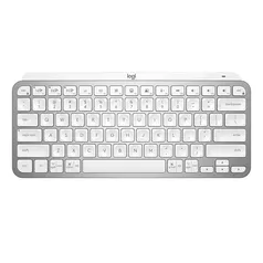 Teclado Sem Fio Logitech MX Keys Min Cinza Claro