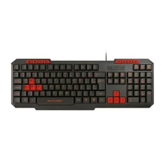 Teclado Gamer Multilaser TC242 com Hotkeys Multimídia - Vermelho.