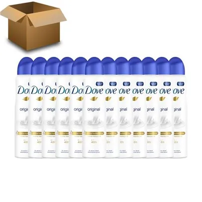 [BanQi 89,95] Desodorante Dove Original 150ml - 12 Unidades