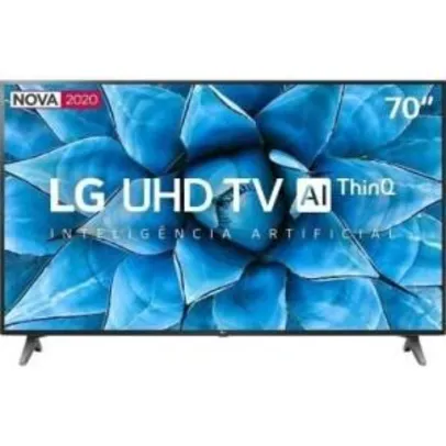 Smart TV LG 70" Led Ultra HD 4K | R$3699