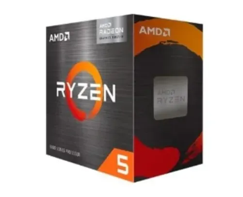 Processador AMD Ryzen 5 5600GT, 3.6 GHz, (4.6GHz Max Turbo), Cachê 4MB, 6 Núcleos, 12 Threads, AM4 - 100-100001488BOX