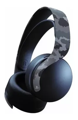 Headset Sem Fio Pulse 3d Gray Camouflage Sony Cinza Cinza