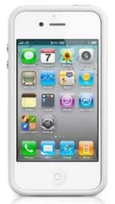 [SARAIVA] Capa Bumper Kingo Branco Para iPhone 4 e 4s PRODUTO ORIGINAL 