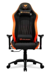 CADEIRA GAMER COUGAR EXPLORE PRETO/LARANJA