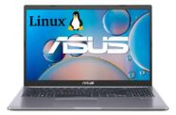 Notebook ASUS X515MA-BR623 Intel Celeron Dual Core N4020 4GB 128GB SSD Linux 15,60" LED HD Cinza