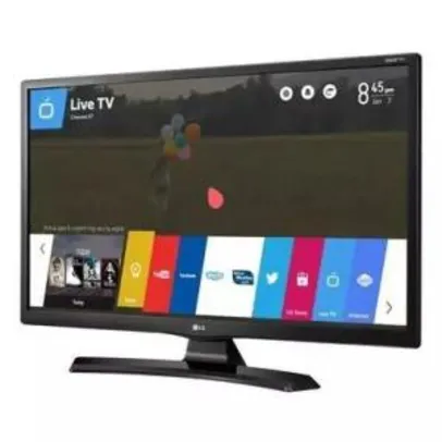 Smart TV Monitor LG 28´, LCD LED, HD, 8ms, HDMI, USB, Preto - 28MT49S-PS - R$799