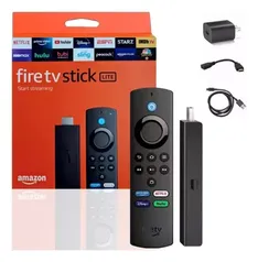 Amazon Fire TV Stick Lite com Controle Remoto Por Voz com Alexa 