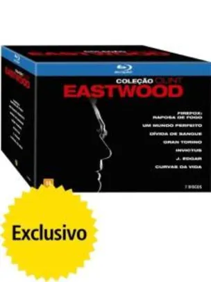 Blu-ray Coleção Clint Eastwood - 7 Discos | R$90