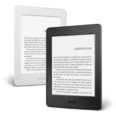 [Amazon] Novo Kindle Paperwhite Wi-Fi (Branco ou Preto), iluminação embutida, tela de 6" sensível ao toque de alta definição