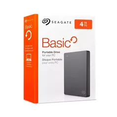 (AME R$346) HD Externo Basic 4TB STJL4000400 Seagate - SE311