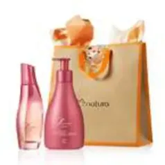 Presente Luna Ousadia - 1 Desodorante hidratante corporal perfumado 300 ml + 1 Desodorante colônia feminino 75 ml + 1 Sacola especial + AMOSTRA/BRINDE