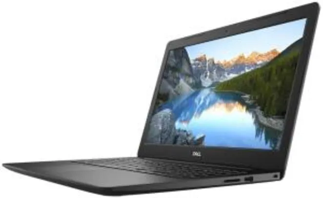 Notebook Dell Inspiron i15-3583-U4XP 8ª Ger. Intel Core i5 8GB 256GB SSD 15.6" Linux Preto