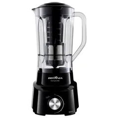 Liquidificador Britânia Diamante 800 Preto 900W com 4 Velocidades - 110V