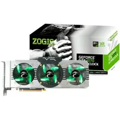 Placa de Vídeo VGA ZOGIS GEFORCE GTX 1070 8GB, DDR5 - ZO1070-8GD5SC - R$1.700