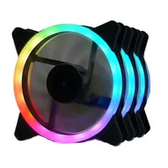 Kit Fan com 3 Unidades Redragon GC-F011, RGB, 120mm, Com Controladora, GC-F011 || R$ 130