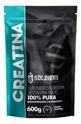 [CUPOM] Creatina Monohidratada 600g - 100% Pura - Soldiers Nutrition