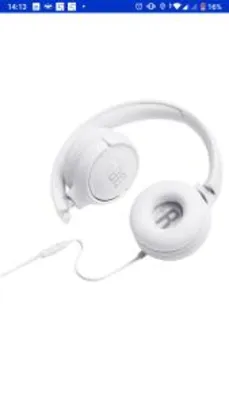 Headphone T500 JBL - Branco - R$109