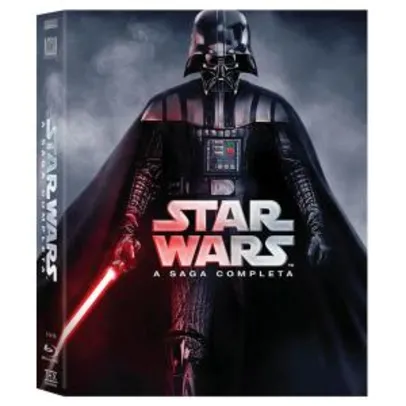 Blu-Ray - Star Wars A Saga Completa - 9 Discos - R$160