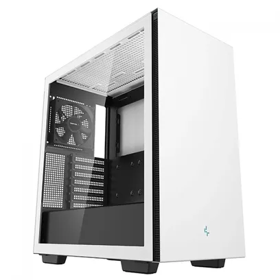 Foto do produto Gabinete Gamer Deepcool CH510 Wh Mid Tower Vidro Temperado