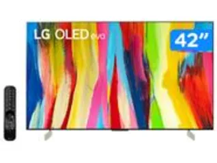 [C. Ouro / Magalupay] Smart TV 42” 4K OLED LG OLED42C2PSA 120Hz - AI Processor Wi-Fi HDR Alexa Google Assistente