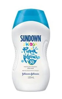 [PRIME] Protetor Solar Praia e Piscina Sundown Kids FPS 30, 120ml | R$14