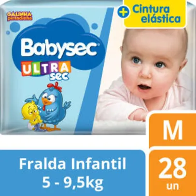 [Leve 4 pct] Fralda Babysec UltraSec Galinha Pintadinha P/M/G/XG R$ 35
